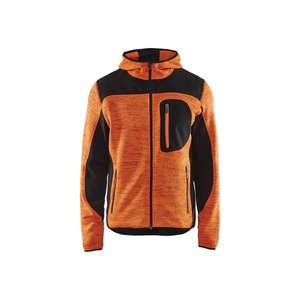 BLAKLADER - 493021175399XXL Veste tricotée Orange/Noir-EAN 7330509446317 VESTES DE TRAVAIL VESTES D'HIVER SOFTSHELL ET VESTES REMBOURRÉES - Product Image 1