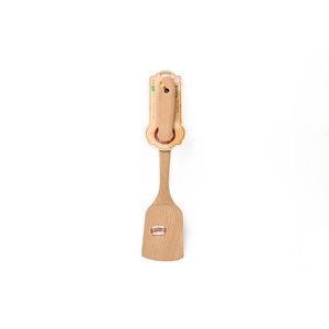 Juego de Espátulas de Madera de Haya, 4 Piezas, Utensilios de Cocina sin Pintar, Espátulas para Cocinar - Product Image 5