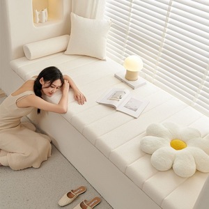 <span class=keywords><strong>Coussin</strong></span> de banc personnalisé pour rebord de fenêtre, en velours composite, imperméable, anti-éclaboussures (anti-gouttes de pluie), anti-griffures (anti-griffes de chat), antidérapant, pour mobilier d'intérieur - Product Image 2