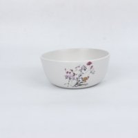 Service de table en porcelaine de 16 pièces, vaisselle en céramique émaillée, service de table en céramique avec bordure décorative