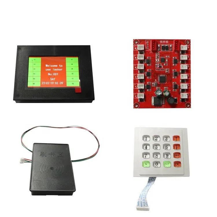 Elektro schrank Türschloss Großhandel Smart Mini Electron Safe Schloss Versteckte RFID-Karte Passwort Smart Locker System