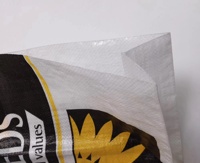 Sac tissé en PP personnalisable de la marque MY pour l'agriculture, impression offset, découpe thermique, couture, scellage, recyclable, pour aliments, riz, farine, poulet