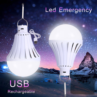 Ampoules LED rechargeables intelligentes d'urgence 12W 20W 30W 40W à haut lumen, fabriquées en Chine, pour la maison