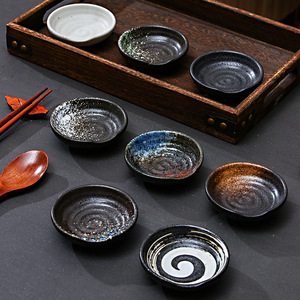 Vente en gros de plats simples en céramique de style japonais pour sushi sauces soja petit <span class=keywords><strong>plat</strong></span> de sauce et assiette de service - Product Image 1