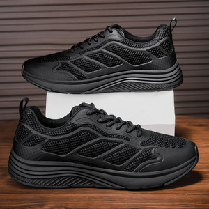 Chaussures de sport décontractées pour hommes en mesh, légères, athlétiques, antidérapantes, pour la marche - Product Image 4