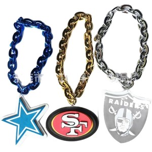สร้อยคอทีม NFL โลหะผสมสังกะสี รูปดาว ซานฟรานซิสโก เรดเดอร์ส จี้ห้อยคอ แฟชั่นสำหรับทุกเพศ ของขวัญ เครื่องประดับลำลอง - Product Image 1