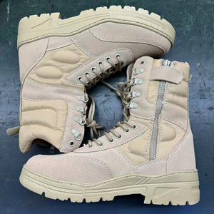 TSB199 Desert Tactical <b>Boot</b> Suede Waterproof Outdoor All Seasons <b>High</b> Top Zipper Lace Up <b>Men</b> <b>Boots</b> - Product Image 3