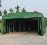 Personnalisable Grand Mobile Rétractable Pliant Extérieur Entrepôt Stalle Activité Tente Push-Pull Auvent Garages Auvents Carports