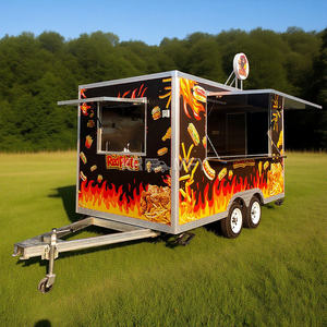 Remolque Portátil para Comida Callejera, Carrito de Comida, Camión de Asados de Pollo - Product Image 2
