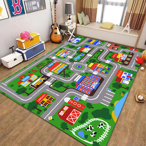 Tapis de sol doux pour enfants, personnalisés, imprimés, à la <span class=keywords><strong>marelle</strong></span>, tapis de jeu pour enfants - Product Image 2