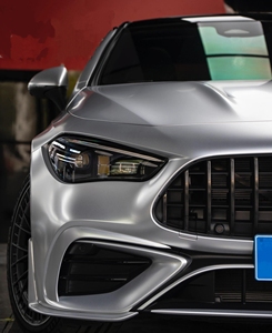 Vinilo para Envoltura de Vehículos Color Plata Satinado, Resistente a los Rayos UV, Envoltura Completa para Automóviles - Product Image 2