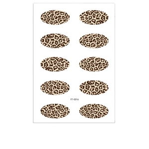 Papel Brillante Resistente al Agua para Maquillaje de Ojos para Niñas y Mujeres, Pegatinas Temporales de Tatuaje de Ojos, Sombra de Ojos con Diseño de <span class=keywords><strong>Leopardo</strong></span> - Product Image 2