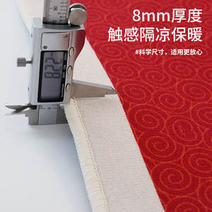 Paillasson fantaisie rouge en fibre de polyester, rectangulaire, antidérapant, pour entrée de maison, style automne 2024, résistant aux taches - Product Image 5