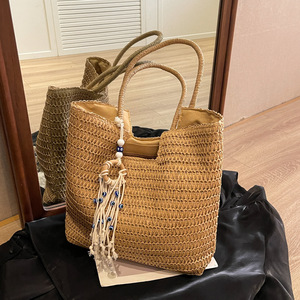 Sac à main bandoulière de plage et de vacances, grande capacité, texture polyvalente, nouvelle collection Printemps 2026, pour les trajets quotidiens et le voyage transfrontalier - Product Image 6
