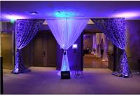 Tubería de aluminio y telones de fondo para eventos Decoración de bodas