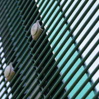 Panneau de clôture anti-coupure 358, 76,2x12,7 mm, maille soudée, clôture de haute sécurité pour prison, galvanisé à chaud, clôture de sécurité 358