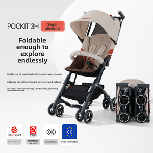 Passeggino GB Good Baby Pocket Car Leggero, Pieghevole Rapidamente, Telaio in Lega di Alluminio, Adatto per Viaggi in Aereo, Capacità di Carico 15kg per 3 Ore - Product Image 1