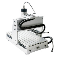 DIY Mini CNC Machine Outil 3020 4 Axes 800w Mini Banc Tour Est Convient Pour Le Travail Du Bois PCB Gravure Métal Coupe