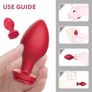 Juego de Tres Tapones Anales de Silicona, Impermeables y Ecológicos, Producto para Adultos, Suaves y Seguros para Juego Íntimo Trasero, Cómodos de Usar - Product Image 4