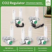 Régulateur de pression de CO2 en alliage d'aluminium ZRDR, réducteur de pression, clapet anti-retour, compteur de bulles, électrovanne, haute étanchéité