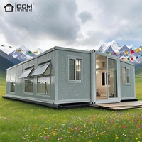 Villa conteneur modulaire extensible de luxe petites maisons maison pliable 1 2 3 4 chambres et cuisine maisons portables