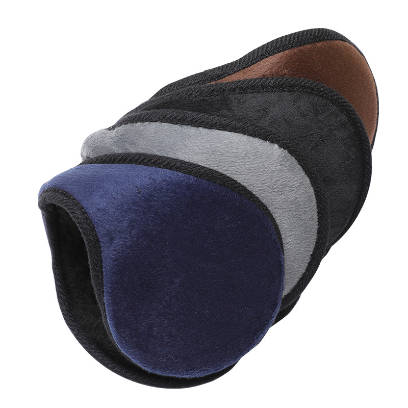 Наушники с логотипом на заказ, зимние наушники-грелки для мужчин и женщин, однотонные Мягкие плюшевые зимние наушники