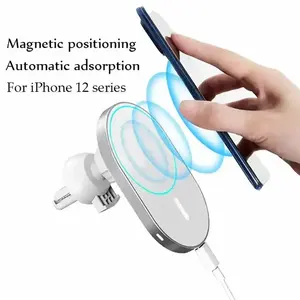 Trending products on amazon Latest 15W magnetic Wireless Charger Fast Qi magnetic wireless car holder for Phone 12 13 14 15 pro