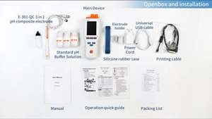 เครื่องวัดค่า <span class=keywords><strong>pH</strong></span> ในดินแบบพกพาเครื่องวัดค่า <span class=keywords><strong>pH</strong></span> แบบพกพา PH310F ทดสอบคุณภาพน้ำ - Product Image 3