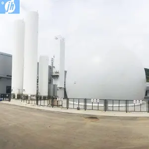 Çelik endüstrileri için sıvı azot tesisi kriyojenik sıvı proses hava gazı ekstraksiyon ekipmanı ile 260L sıvı oksijen tesisi
