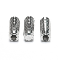 Vis de réglage à six pans creux à pointe plate SS304 M6-M12 pour fixation de machine, fournisseur chinois