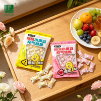 Permen Renyah Asam Buah-Buahan Warna-Warni Bersertifikat HALAL, Lemon Stroberi Blueberry Berlapis Gula, Camilan Mini Renyah Grosir OEM