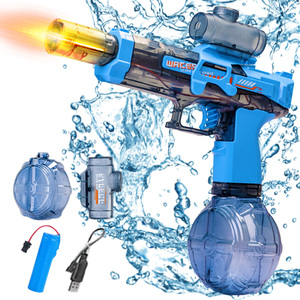 Pistolet à eau électrique automatique rechargeable en plastique pour enfants, idéal pour les jeux de plage et de piscine en extérieur – Nouveauté été 2025 - Product Image 1