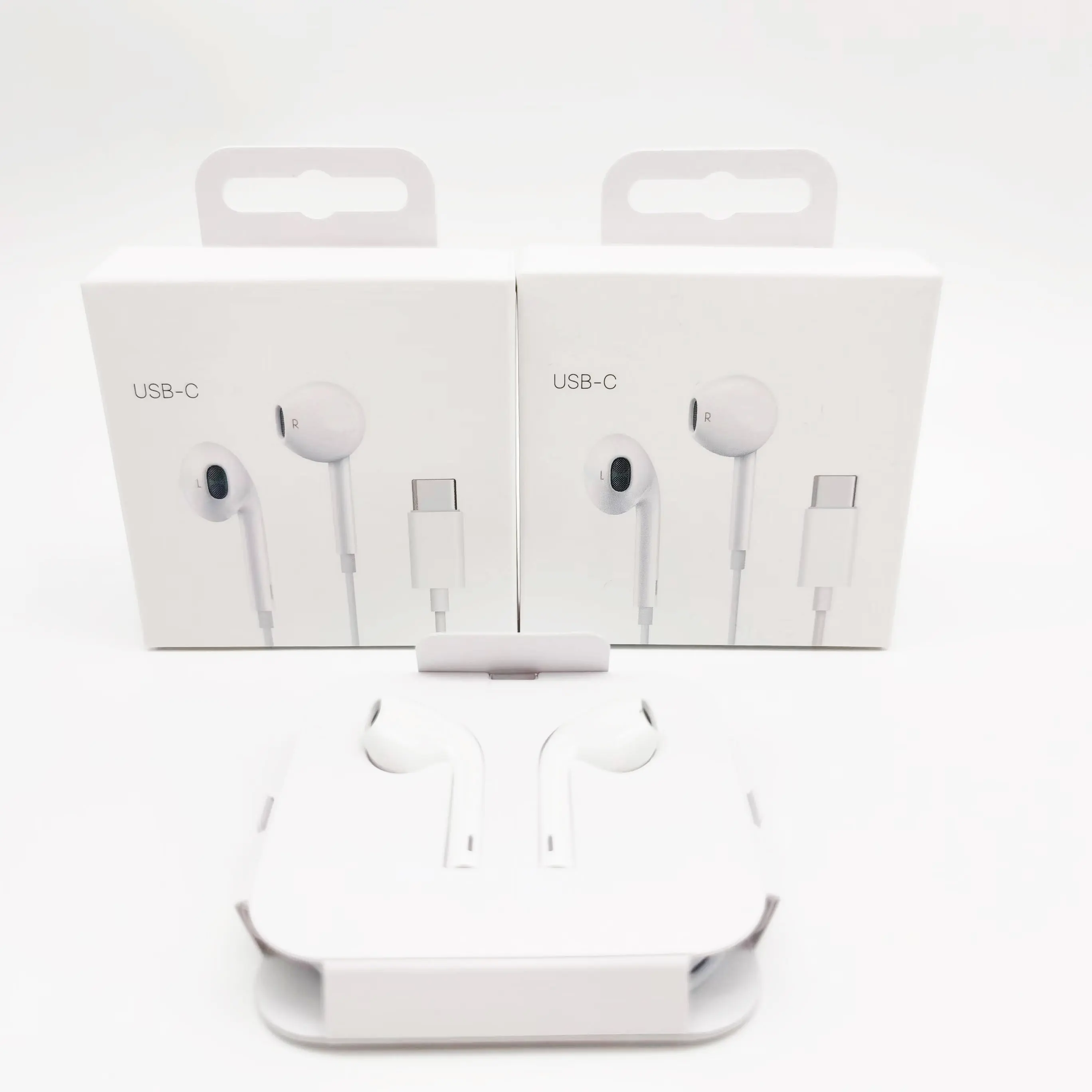 โรงงานราคาหูฟัง USB-C สําหรับ iPhone15 Pro Ear C Pods Type-c หูฟังแบบมีสายสําหรับ iPhone15 หูฟังแบบมีสายหูฟัง