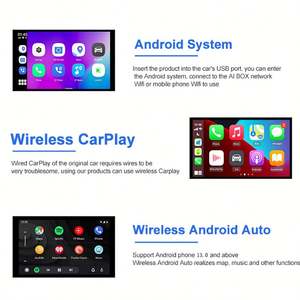 Navirider Android 13 4+64GB TBOX Actualización de Carplay con Cable a Inalámbrico, Android Auto Integrado, Sistema Android, Ai Box - Product Image 4