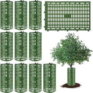 Protecteur de <span class=keywords><strong>tronc</strong></span> de gardes d'<span class=keywords><strong>arbre</strong></span> noir brun vert avec attaches torsadées et protecteur de <span class=keywords><strong>tronc</strong></span> d'<span class=keywords><strong>arbre</strong></span> - Product Image 1