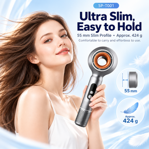 Sèche-cheveux multi-styler ultra fin, portable, avec poignée ergonomique, pour salon et usage domestique - Product Image 1