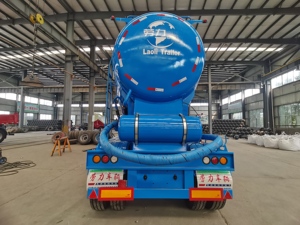 Semi-remorque à ciment en vrac de 40 tonnes de la marque Laoli, 35 m³ en acier, certifiée ISO, pour le transport de poudre en vrac, vente en gros directe d'usine chinoise - Product Image 6
