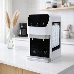 Distributeur d'eau de bureau tout-en-un avec système de filtration, chauffage et refroidissement, en plastique, pour hôtel, avec filtration UF - Product Image 1