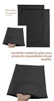 Sacs d'emballage en plastique CPE semi-transparents mats givrés noirs avec fermeture éclair pour vêtements