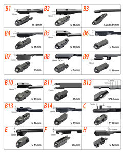 Limpiaparabrisas Delantero Premium Personalizado, Hoja de Limpiaparabrisas sin Estructura para Varios Modelos de Coche, Directo de Fábrica OEM - Product Image 6