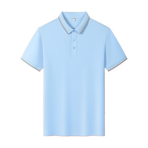 Camisa Polo para Hombre, Manga Corta, Azul Marino, Color Sólido, Poliéster, Ropa de Trabajo, Uso Diario - Product Image 2