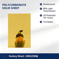 Plaque solide en polycarbonate opale moderne de 3 mm, 4 mm, 5 mm, longueur standard de 3000 mm, panneau de diffusion givré pour éclairage LED, écologique 5