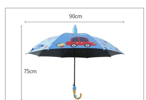 Fabricant de parapluies pour enfants fille de dessin animé avec couvercle en plastique <span class=keywords><strong>Anti</strong></span>-<span class=keywords><strong>goutte</strong></span> - Product Image 2