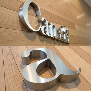 Enseigne personnalisée en lettres 3D en acier inoxydable, signalétique jour/nuit, étanche IP65 pour extérieur, mariage, bar, maison, bureau/centre commercial - Product Image 4