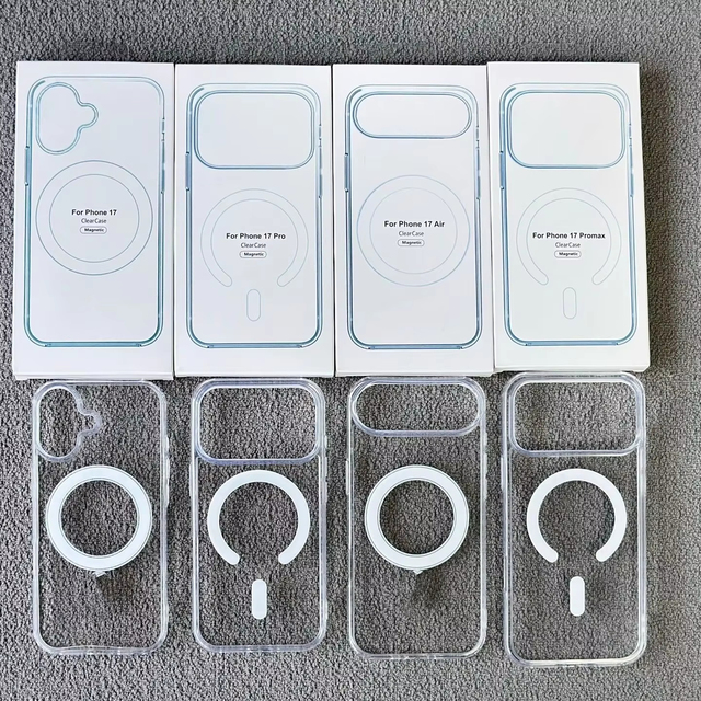 GScase Factory Wholesale clear Magnetic Phone Cases for iPhone 17 Pro Max Phone Cover for IPhone17 16 15 14 13 Pro Max 12 11