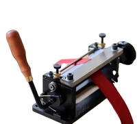 Nouvelle machine manuelle à refendre le cuir pour la découpe de sangles de ceinture en cuir tanné, outils disponibles en dropshipping