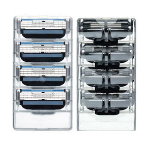 Repuestos de Cuchillas <span class=keywords><strong>Mach</strong></span> <span class=keywords><strong>3</strong></span> <span class=keywords><strong>para</strong></span> Afeitadora, Cuchillas de Acero Inoxidable de Triple Filo <span class=keywords><strong>para</strong></span> <span class=keywords><strong>Afeitar</strong></span> la Cara, Cabezal de Afeitado <span class=keywords><strong>para</strong></span> Hombres, <span class=keywords><strong>para</strong></span> Uso Profesional - Product Image 6