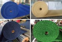 Tapis en vinyle PVC enroulable de 12 mm et 15 mm d'épaisseur, 1,2 x 12 m/rouleau, avec support en PVC, pour usage intensif