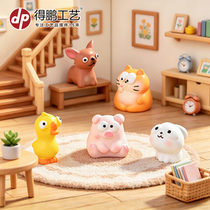 Figuras de Resina de Animales Dp, Miniaturas Decorativas, Juego de Manualidades para Decoración del Hogar - Product Image 2