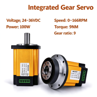 Moteur à engrenages DC industriel M6030G9, 166 tr/min, couple de sortie 9 Nm, 3,5 A, durée de vie 20000 h, pour bras robotiques, équipement d'automatisation AGV